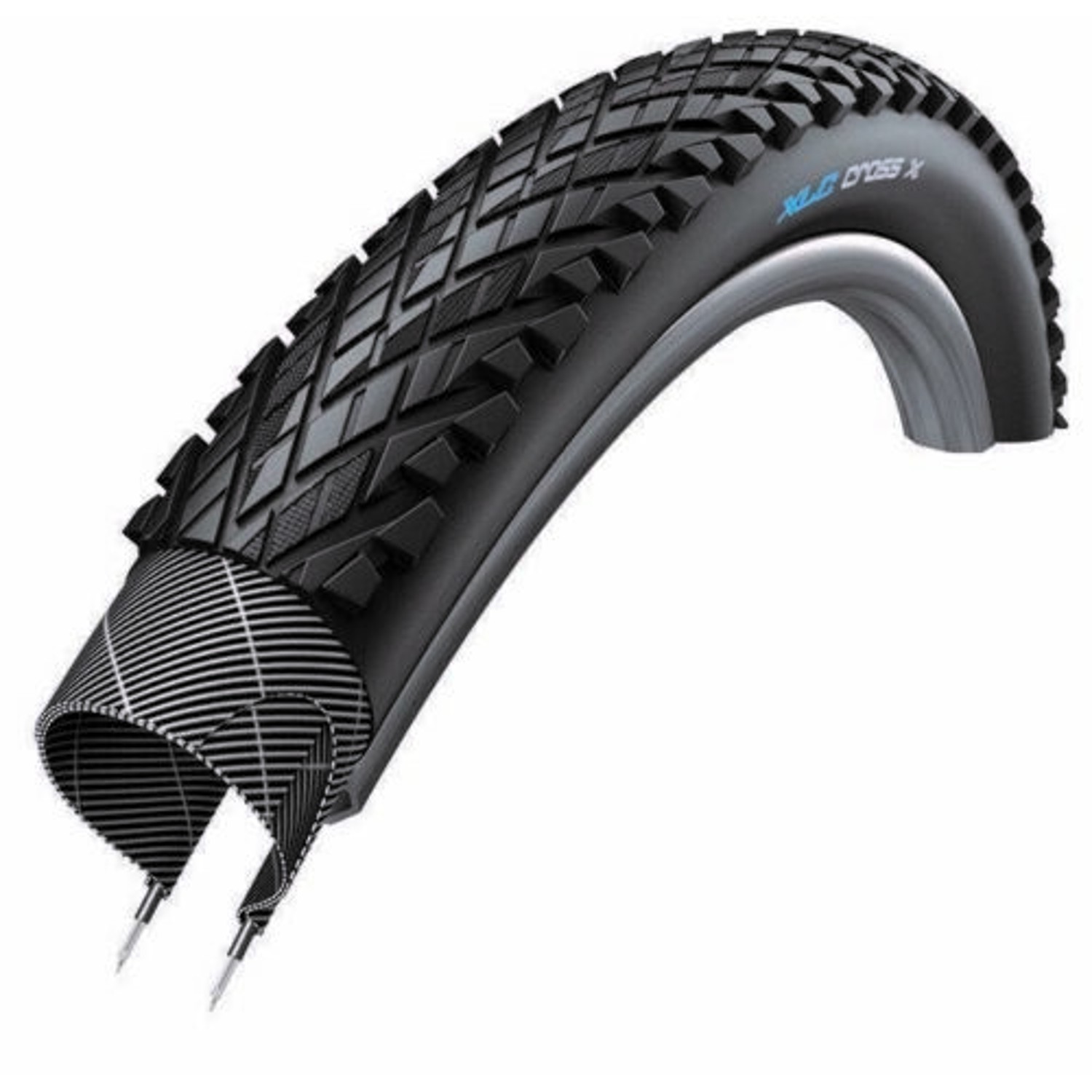 XLC Cross X Urban/Hybrid 700 x 38c Bike Tyres Optional Tubes Cyclemania